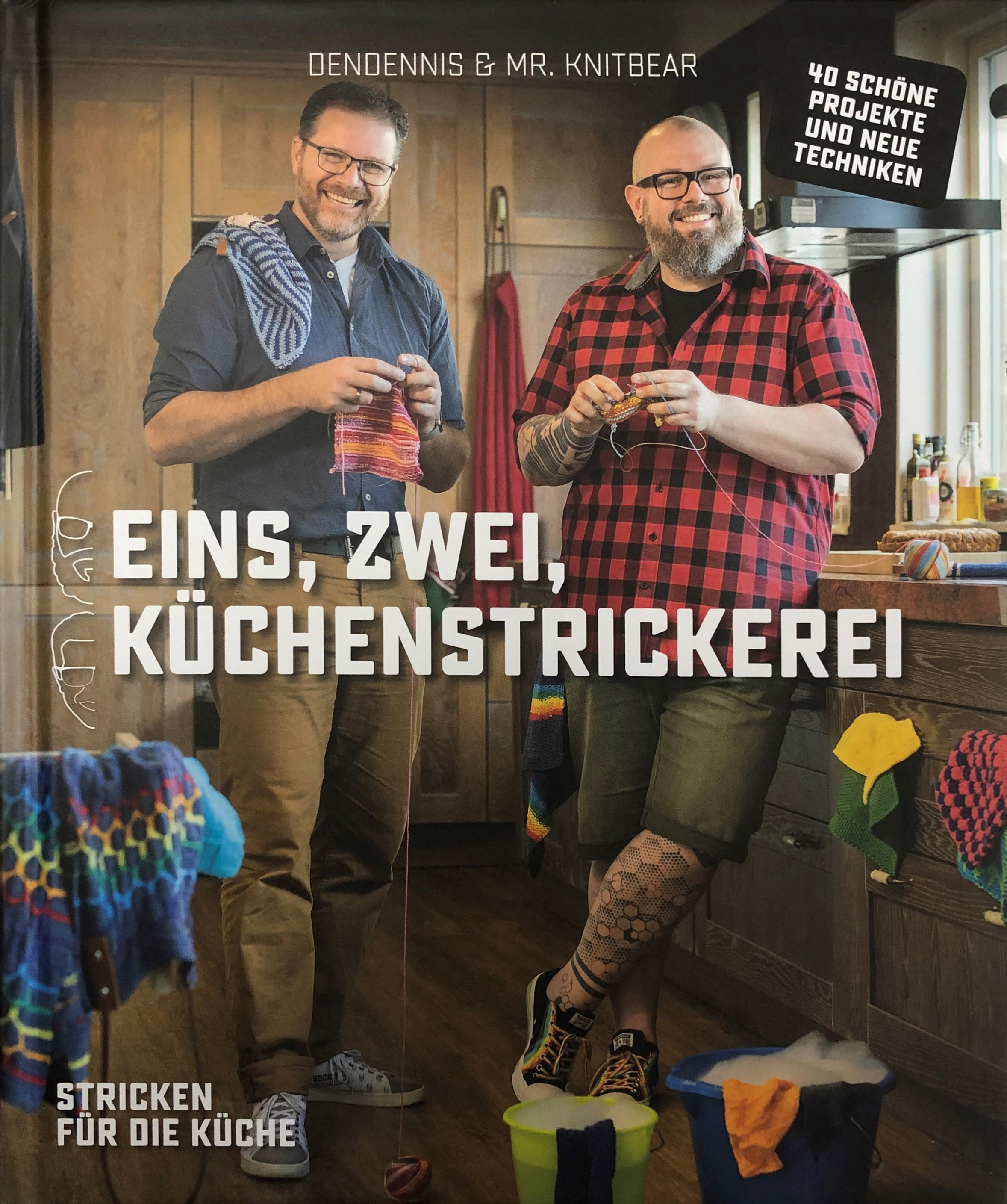 LANGYARNS Bücher Eins Zwei Küchenstrickerei von Dendennis & Mr. Knitbear